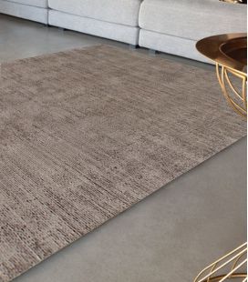 Tapis en Bambou Nature 200 x 300 cm Marron Salon Cuisine Intérieur