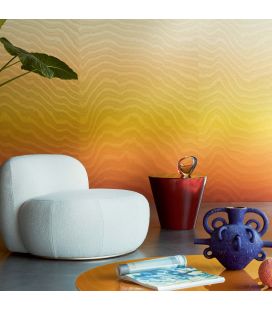 Wallcovering Elitis collection Moire Plus pur que le soleil RM 1028