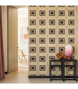 Elitis Cordes sensibles x Véronique de Soultrait - Carrés jalonnés VP 996