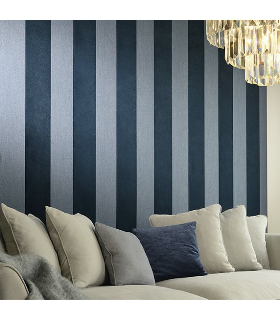 Wallpaper Arte Flamant Les Rayures Stripe Velvet and Lin 18102-16 - Sold per roll