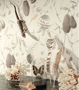 Wallpaper Khrôma Cabinet of Curiosities Papaya CAB 601-605